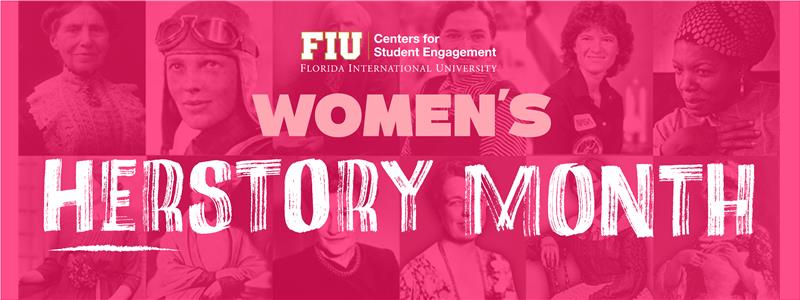 Women's Herstory Month banner