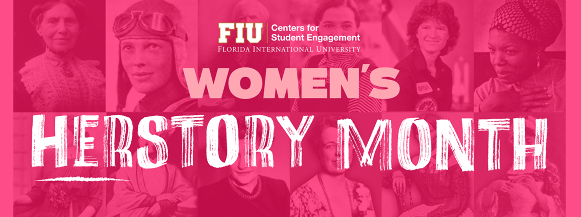 image of the FIU Womens History Month 2026 Banner