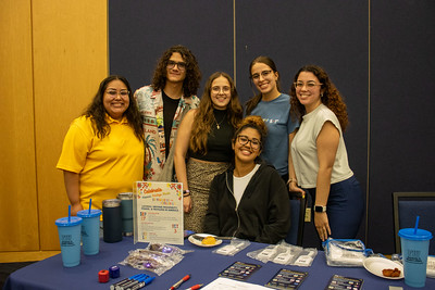 group of FIU student tabling