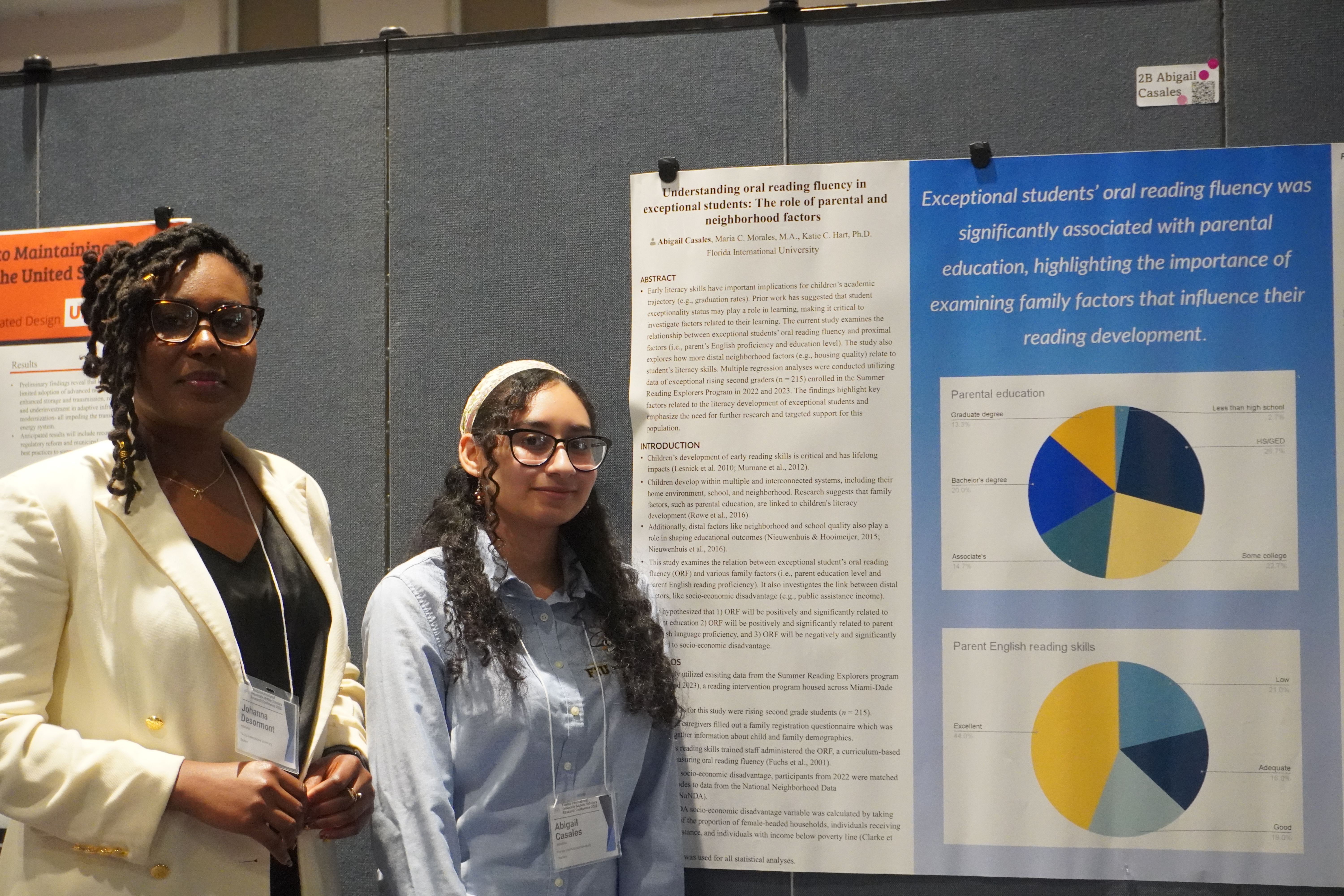 Student participating in FIU's McNair Program.